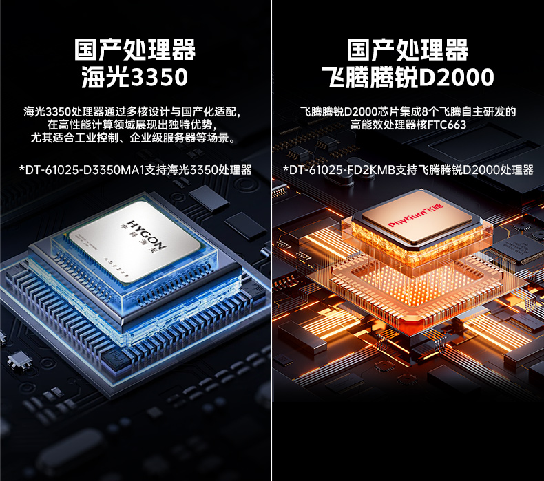 乐鱼国产飞腾工控机,银河麒麟系统工控计算机,DT-61025-FD2KMB.jpg